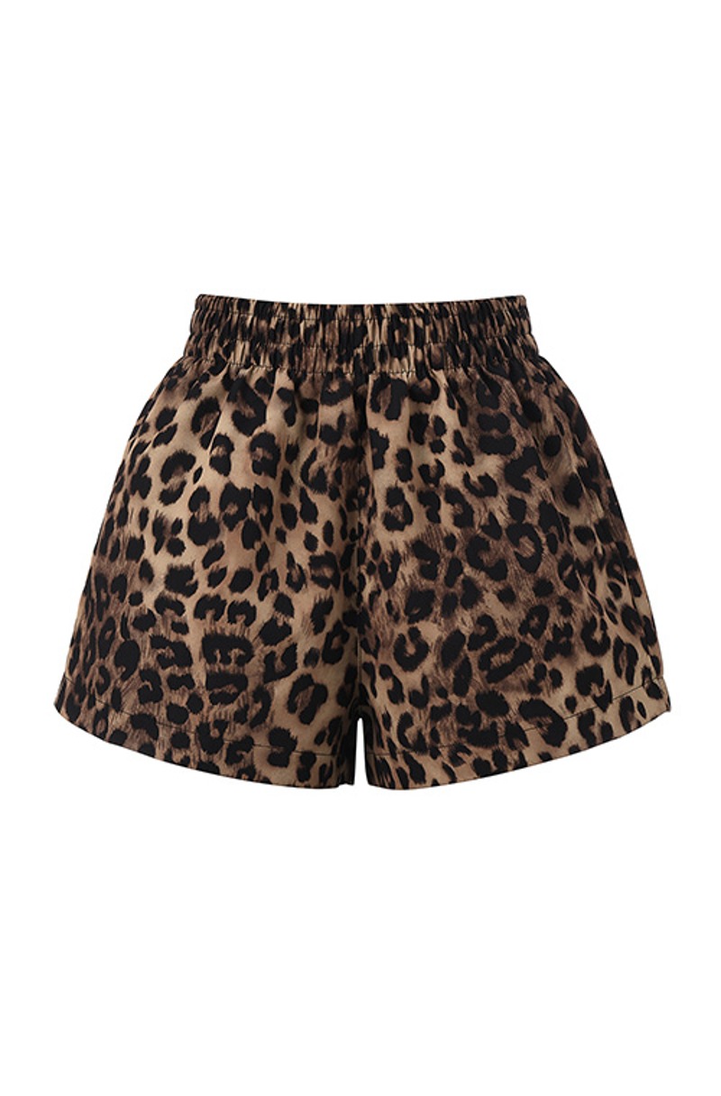 Kang Sisters 24 Leopard Shorts